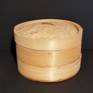 TORTILLA WARMER 2 TIER WICKER RATTAN